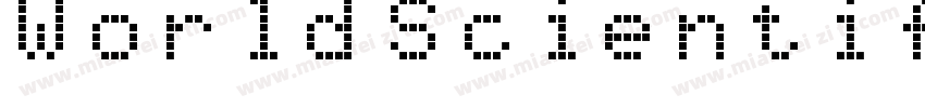 World Scientific Res字体转换